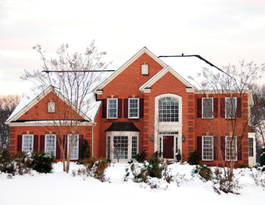 large red brick house