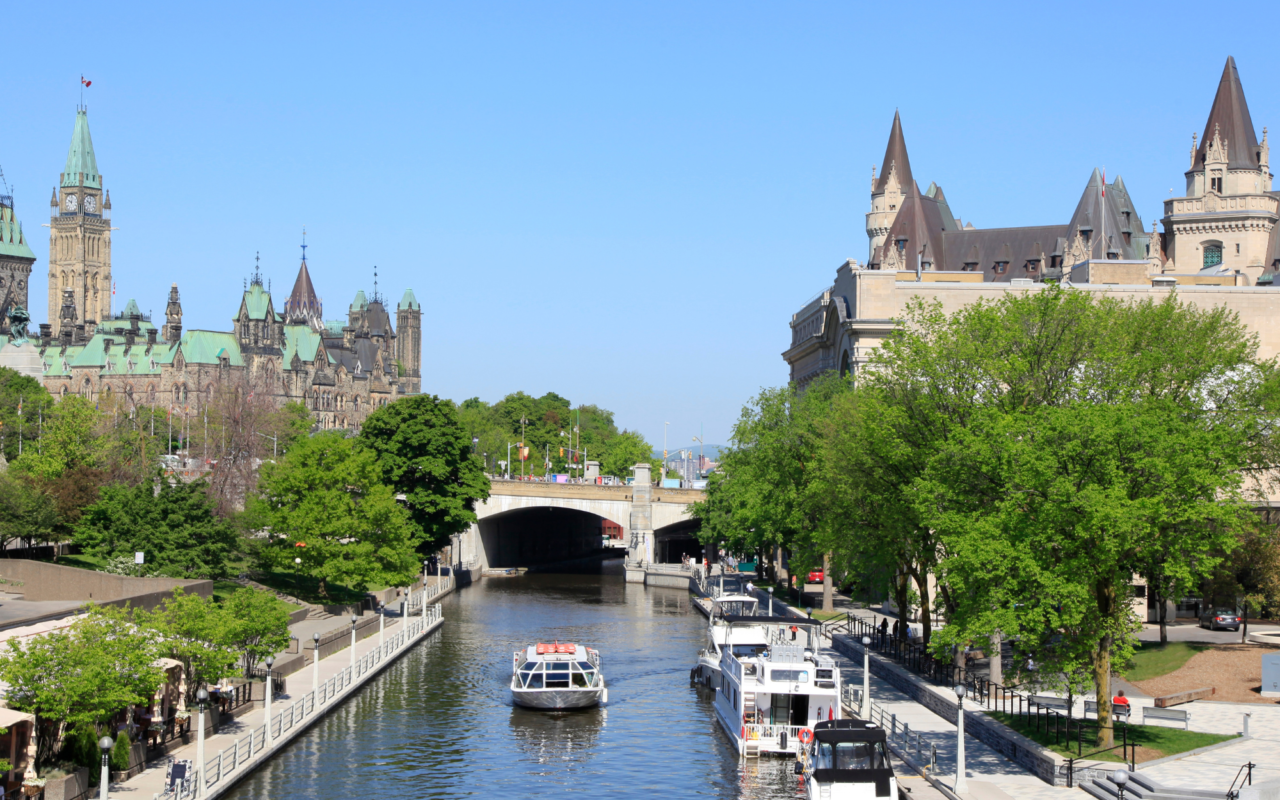 scenic view of the Ottawa canal